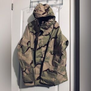 U.S. Army Camo Field Jacket in Tan, Green, Brown